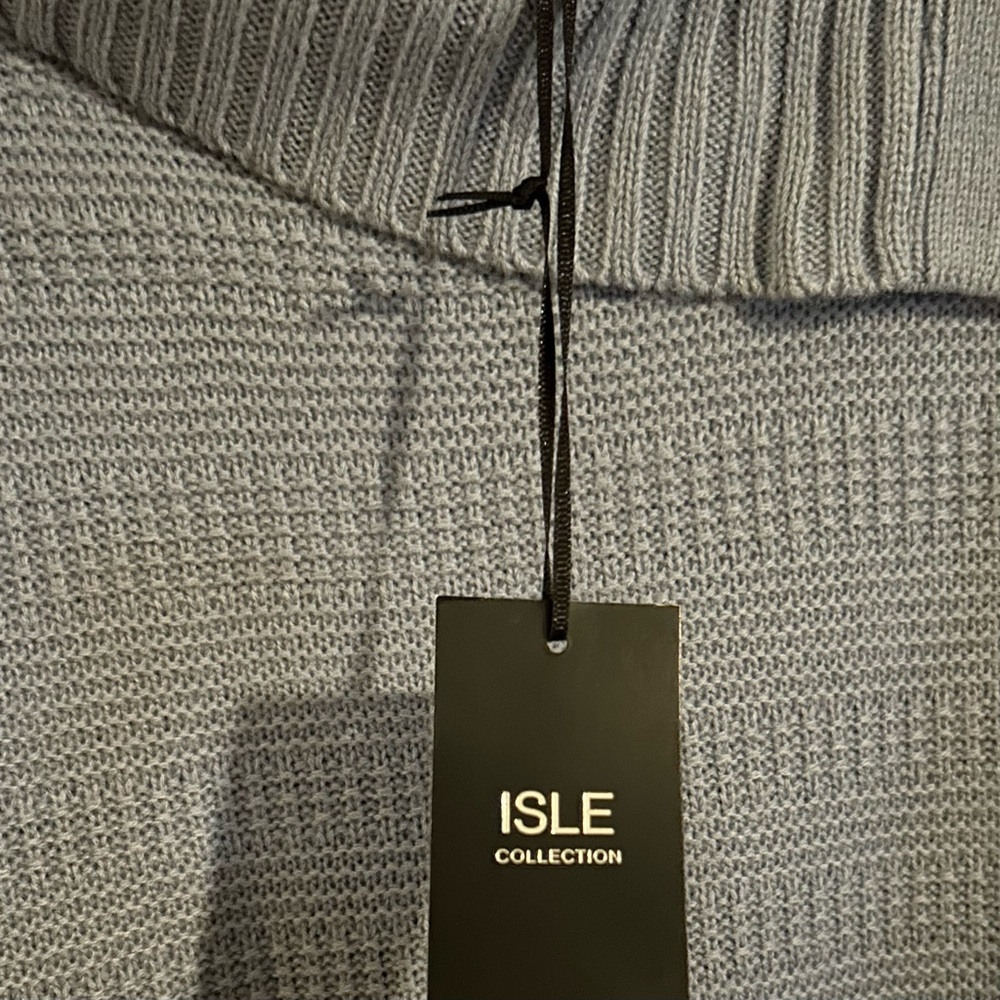 Baby Blue Turtle Neck Sweater - Picture 4 of 6